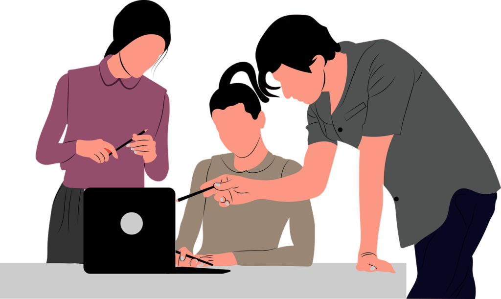 Une équipe qui travaille en collaboration